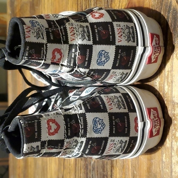 Vans Love Letter High Tops Women's Sneakers Size 12.5 - Picture 5 of 8